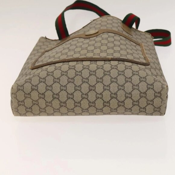 GUCCI GG Canvas GG Plus Supreme Shoulder Bag PVC 3Set Beige - Picture 9 of 15